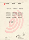 EU：特許証書
